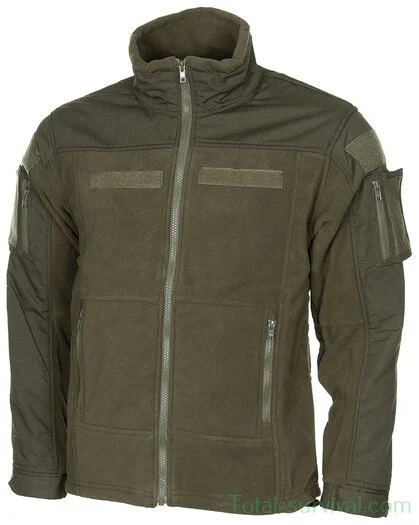 MFH Veste polaire « Combat », Rip stop, vert olive