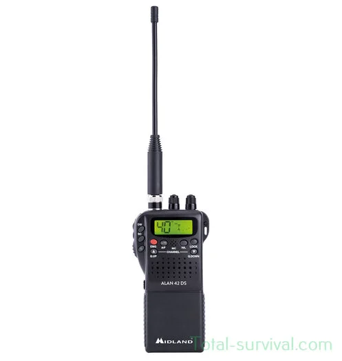 Midland Alan 42 DS Émetteur-récepteur CB portable multicanal AM/FM