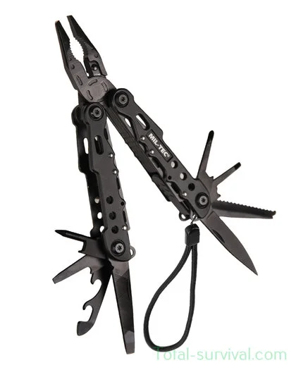 Mil-tec Clampack Multitool grand avec pochette, noir
