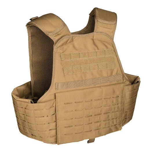 Mil-tec Gilet porte-plaques, laser cut, coyote tan
