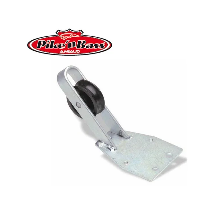 MONTURE POULIE A 45° ACIER ZINGUE PIKE’N BASS