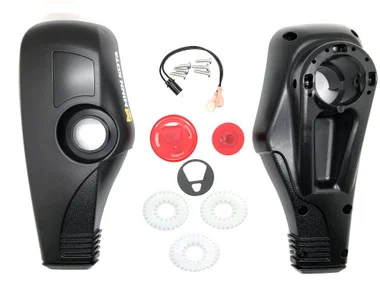 Moteur de pêche à la traîne Minn Kota – Trousse de remplacement de boîtier de couvercle rouge complète pour Maxxum/Terrain/Edge (74861)