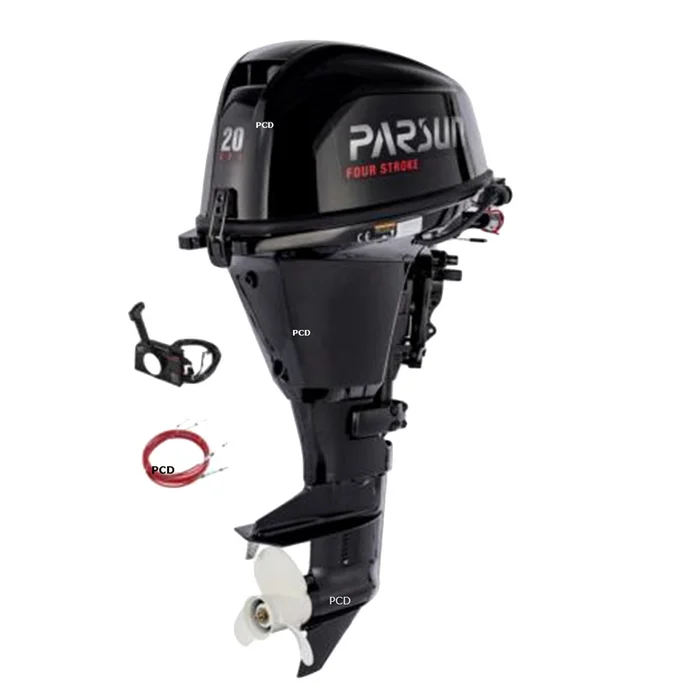 Moteur Thermique Parsun 20 Cv Efi Arbre Long Commande A Distance Et Démarrage Electrique