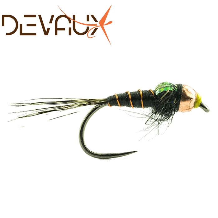 MOUCHE DEVAUX NYMPHE BILLE TUNGSTENE JBNT28 BL PAR 3