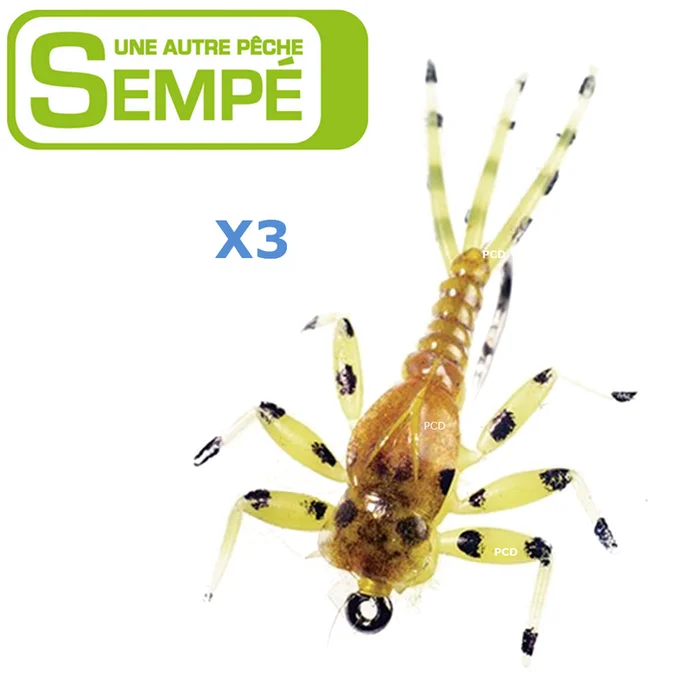 MOUCHE SEMPE NYMPHE DE MAI YELLOW NON LESTEE H14 PAR 3