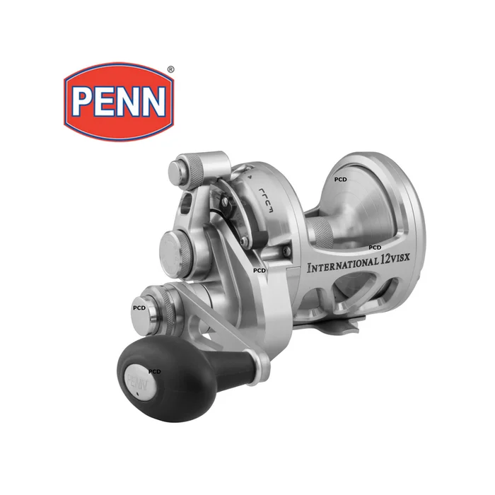 MOULINET PENN INTERNATIONAL 12 VISX SILVER