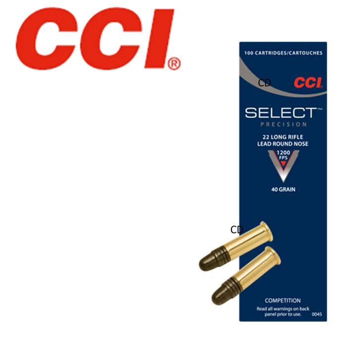 MUNITIONS CCI 22LR COMPETITION SELECT 40 Grains PAR 100