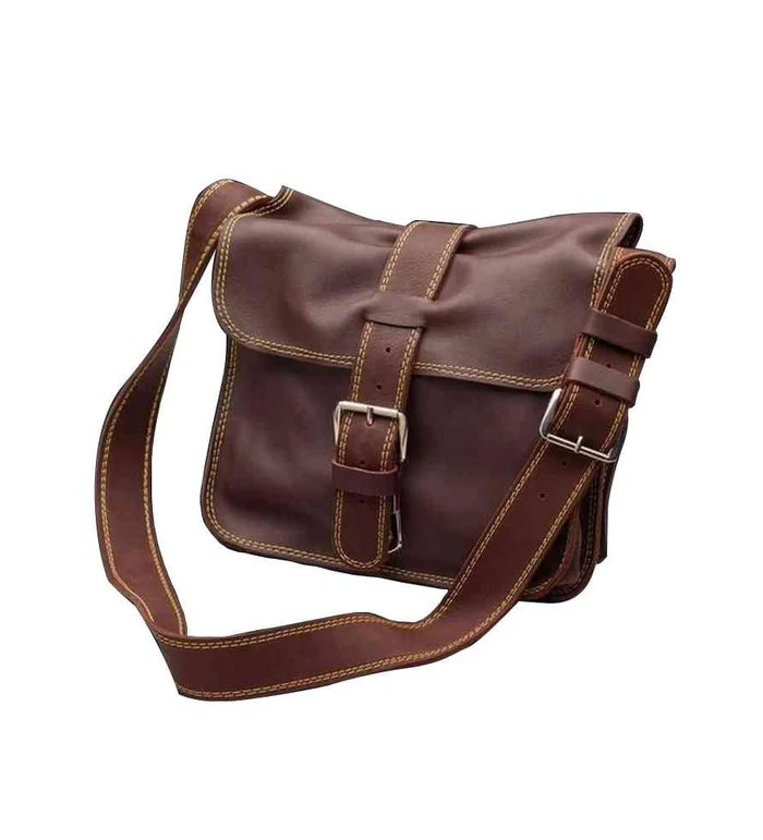 Musette de chasse en cuir Pedersoli