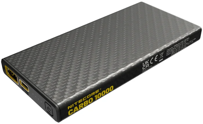 NCC10000 – NITECORE Batterie externe en carbone CARBO 10000 – 10000mAh