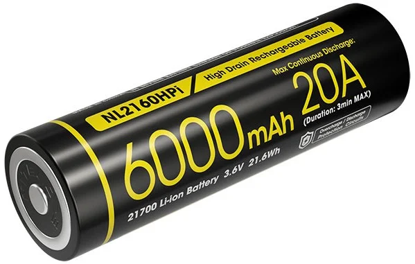 NCNL2160HPI – NITECORE 2160HPi Accu 21700 6000mAh 20A
