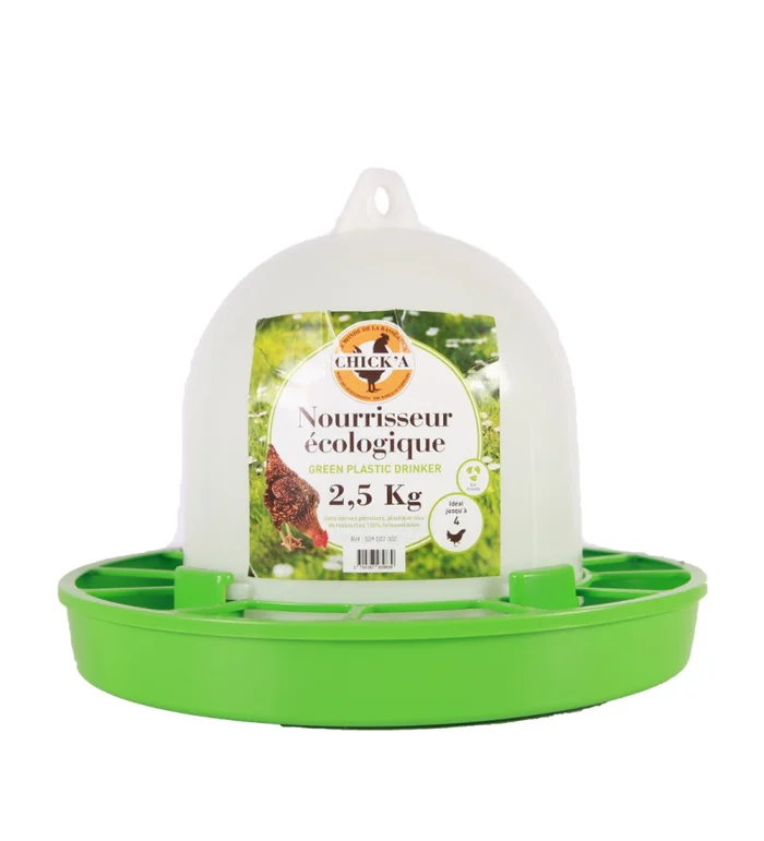 Nourrisseur à trémie ligne verte, 2,5 kg CHICK’A