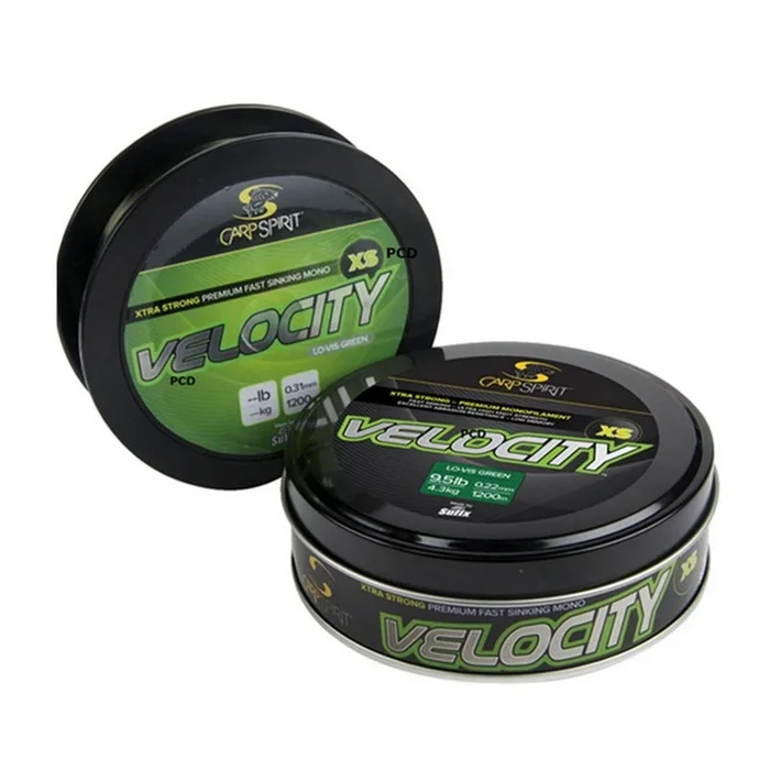 Nylon Carp Spirit Velocity XS Lo-Vis Green 1200M