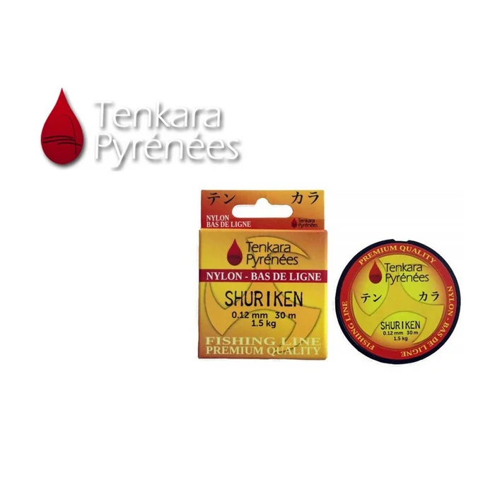 NYLON TENKARA PYRENEES SHURIKEN 30M 0.16MM