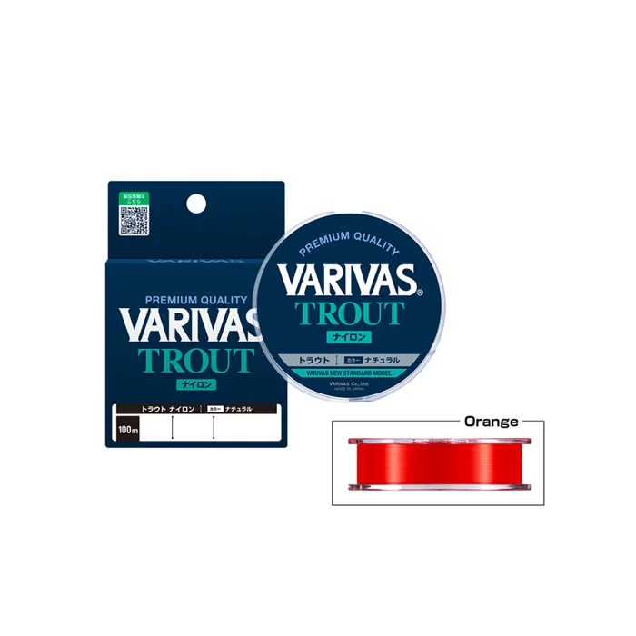 Nylon Varivas Trout Orange 100m