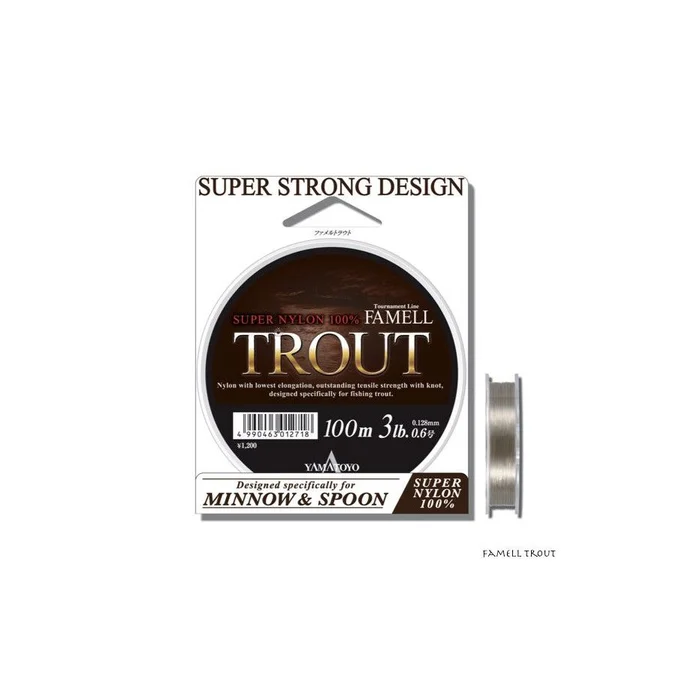 Nylon Yamatoyo Famell Trout 100m