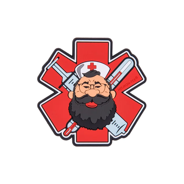 OD-BMM-RB-25 – Helikon Tex Patch PVC Beardman Medic