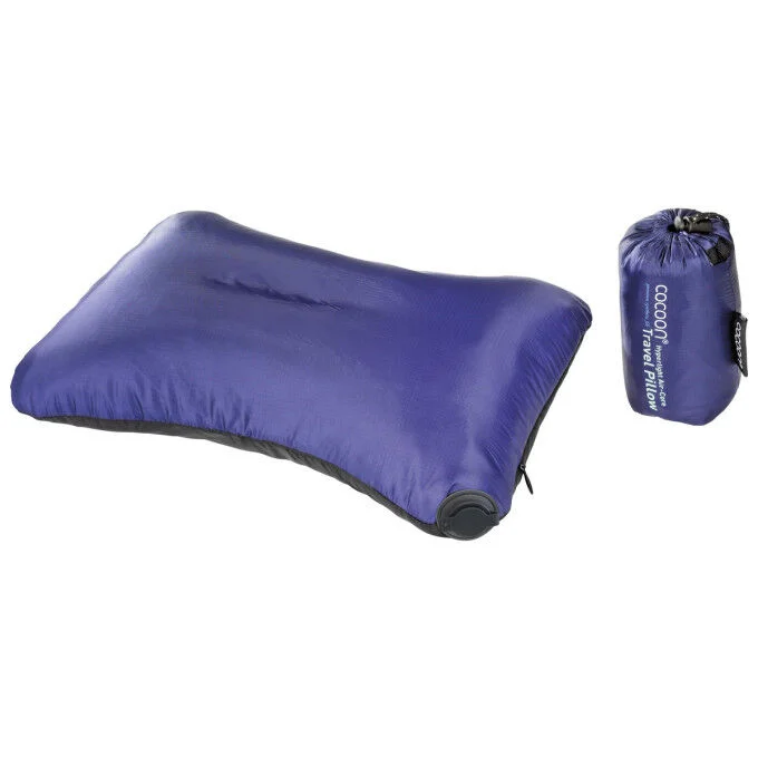 Oreiller de voyage Cocoon AIR CORE PILLOW MICROLIGHT Black/Dark blue