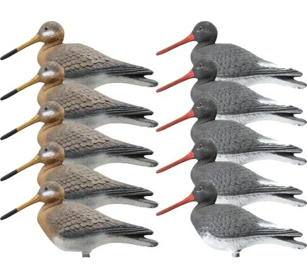 Pack 10 appelants barge et pie de mer