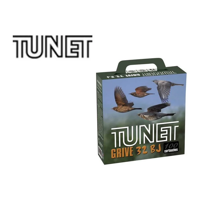 PACK 100 CARTOUCHES CALIBRE 20 TUNET