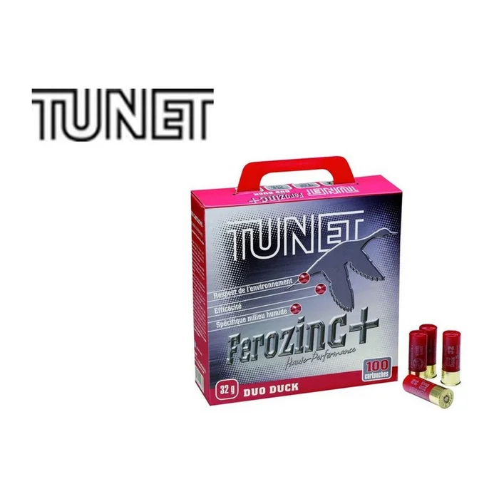 PACK 100 CARTOUCHES DUO DUCK HAUTES PERFORMANCES TUNET