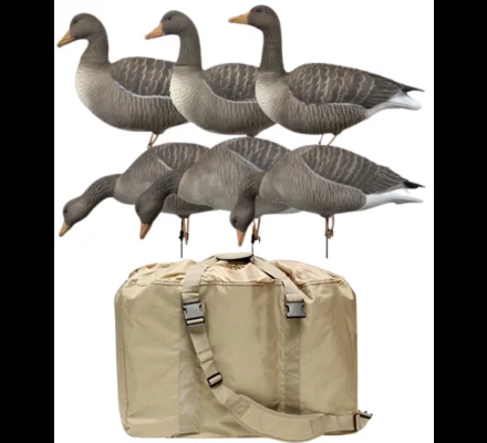 Pack 6 oies cendrées à pattes full HD avec sac de transport XTREM MIGRATEURS