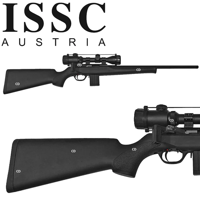 PACK CARABINE ISSC SPA 22 SYNTHETIQUE 22LR + LUNETTE VEOPTIK 3-9X40