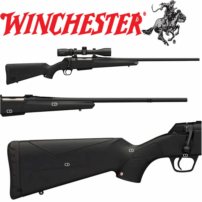 Pack Carabine Winchester XPR Threated Filetée Combo 30-06 Sprg