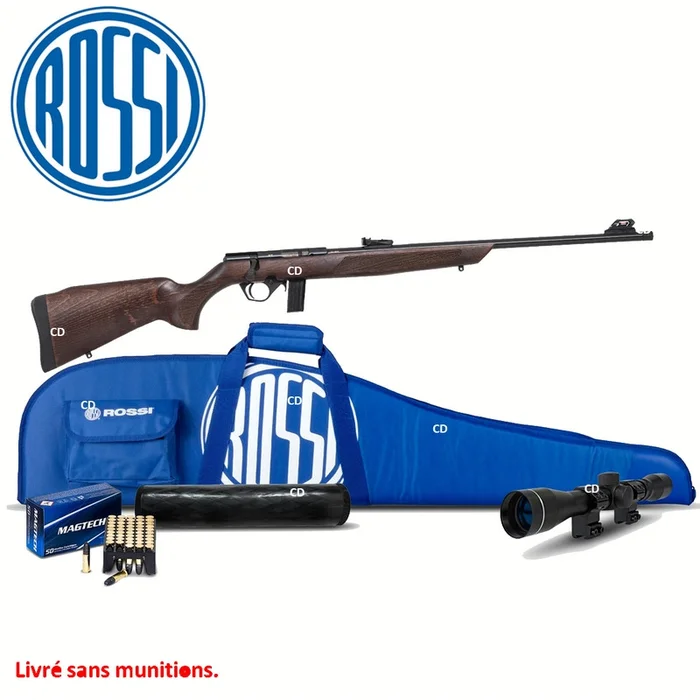 Pack Complet Rossi 8122 Bois Calibre 22LR