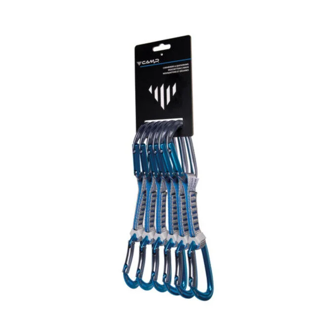 Pack de 6 degaines CAMP ORBIT EXPRESS KS 12 cm – Grey / Blue /Blue