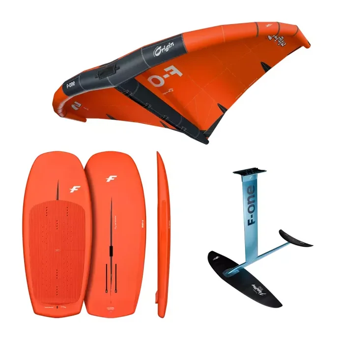 Pack F-one 5’10 ASC + 1680 phantom fct + mat 85 cm + origin v2 6.0 flame