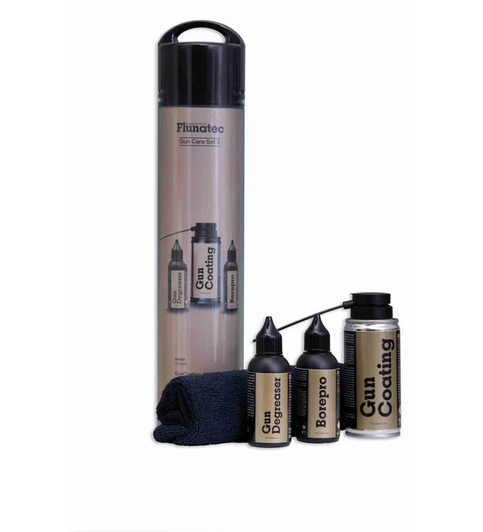 Pack n°3 FLUNATEC Céramique + dégraissant + Solvant canon + microfibre
