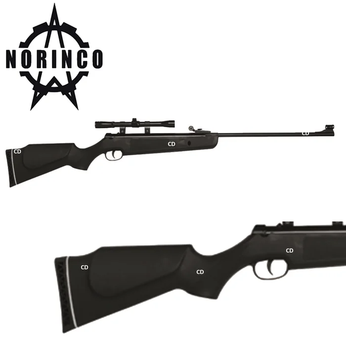 PACK PROMO CAL 4.5MM QB18F NORINCO + LUNETTE 4X20 NORCONIA