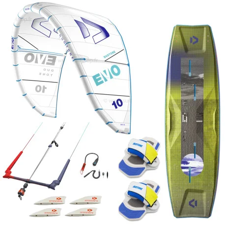 Packs Kitesurf TwintipDuotone Pack evo 12m² + select concept blue 2025