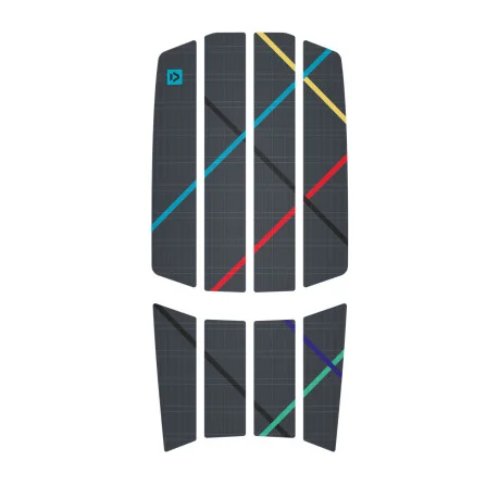 Pads KitesurfDuotone Traction Pad Team Front – Gris 2023