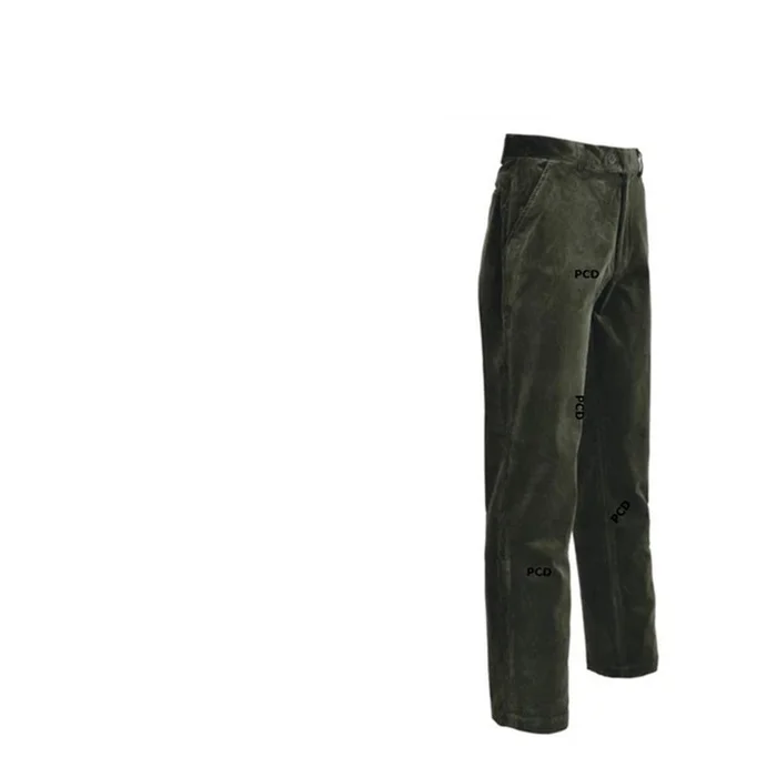 Pantalon Homme Percussion Velours Country Kaki