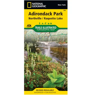 Parc Adirondack – Northville / Raquette Lake Trails Illustrated