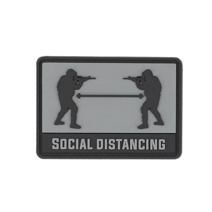 Patch Social Distancing Gris