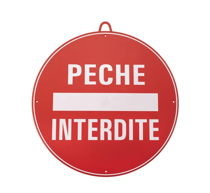 PCHE INTERDITE DIAM 28 CM ROUGE