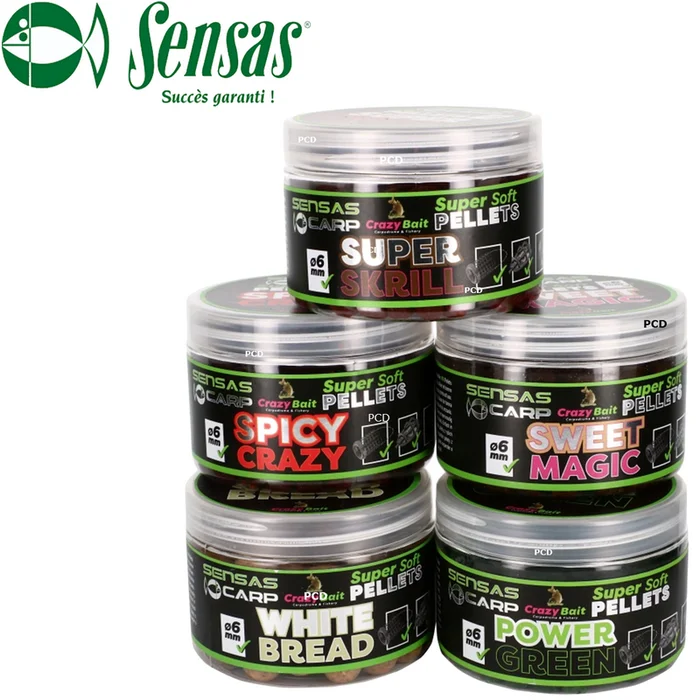 PELLETS SENSAS SUPER SOFT PELLETS MAGIC FRUITY 4MM 60G