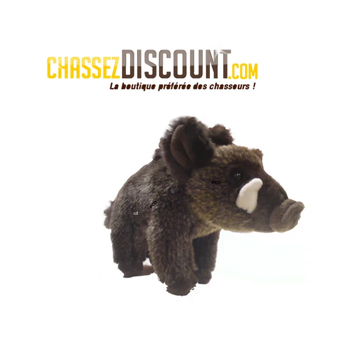 Peluche Sanglier Debout 27cm Chassezdiscount.Com