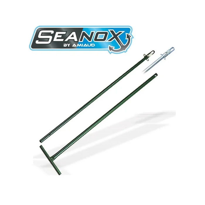 PERCHE AVEC POULIE LONG 2.60M ALU SEANOX