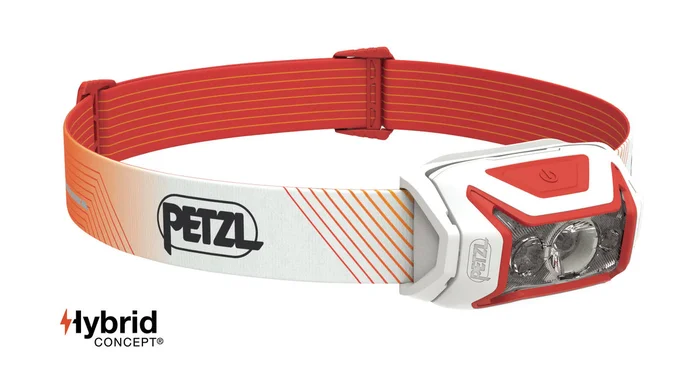 Petzl Lampe Frontale Actik Core Rouge