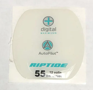 Pièce de moteur de pêche à la traîne Minn Kota – AUTOCOLLANT, COUVERCLE, RT ST 55/AP – 2325682