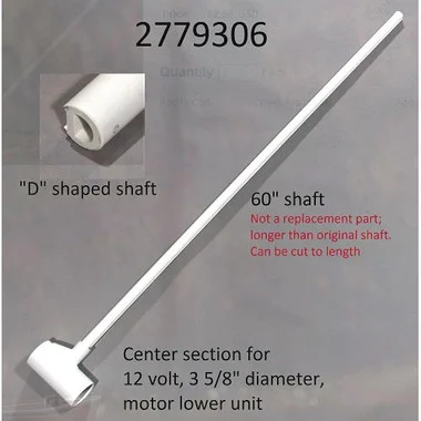 Pièce de moteur de pêche à la traîne Minn Kota – CTR HSG ASY,CB,55,SW,W/TUBE (60″) – 2779306
