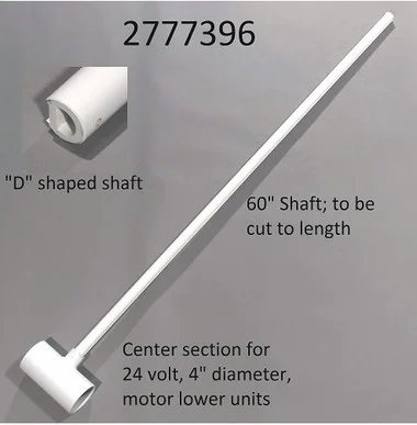 Pièce de moteur de pêche à la traîne Minn Kota – CTR HSG ASY,CB,80,SW,W/TUBE – 2777396***surdimensionné***