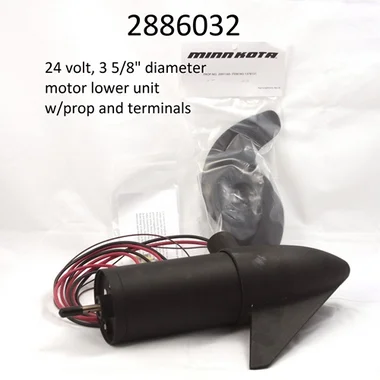 Pièce de moteur de pêche à la traîne Minn Kota – Kit MTR ASY 3,62 VS FW 70 PRP 2886032