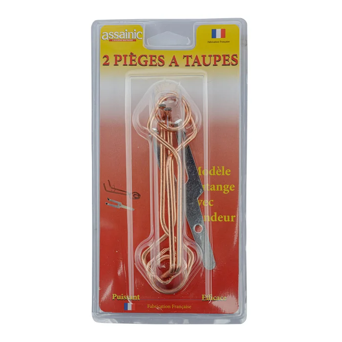 Piège à Taupes Putange avec Tendeur – Lot de 2