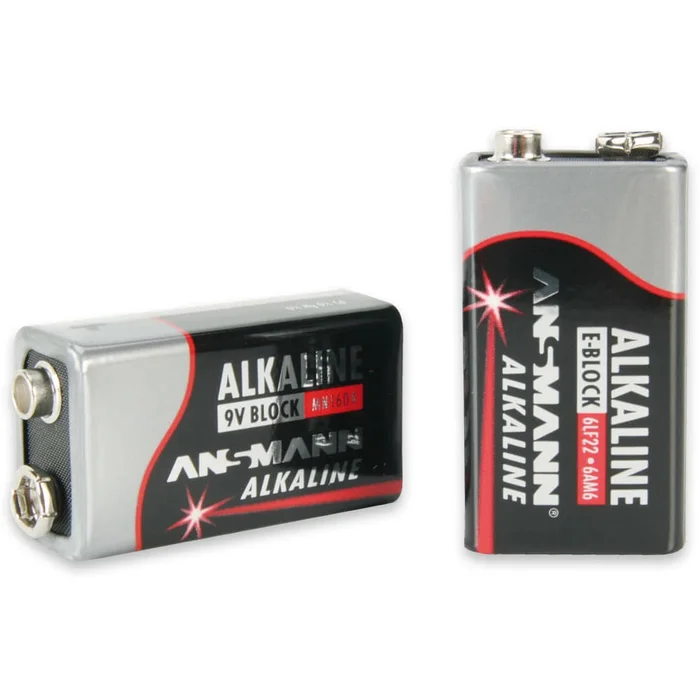 Pile alcaline 6LR61 9 volts – Ansmann