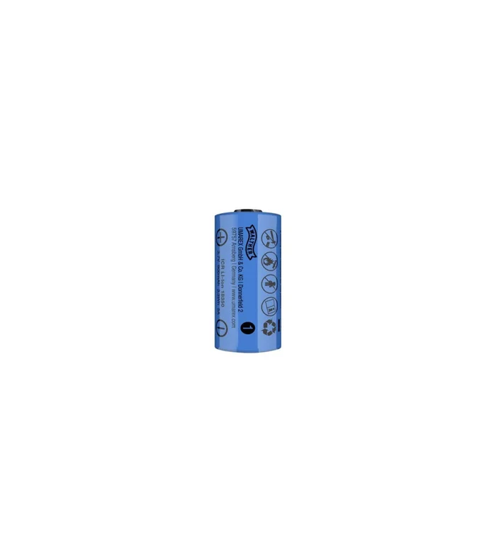 Pile pour lampe walther 18350 li-ion 900 mah