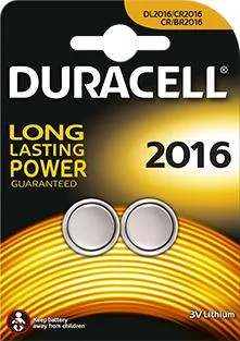 Piles CR2016 3 volts – Duracell